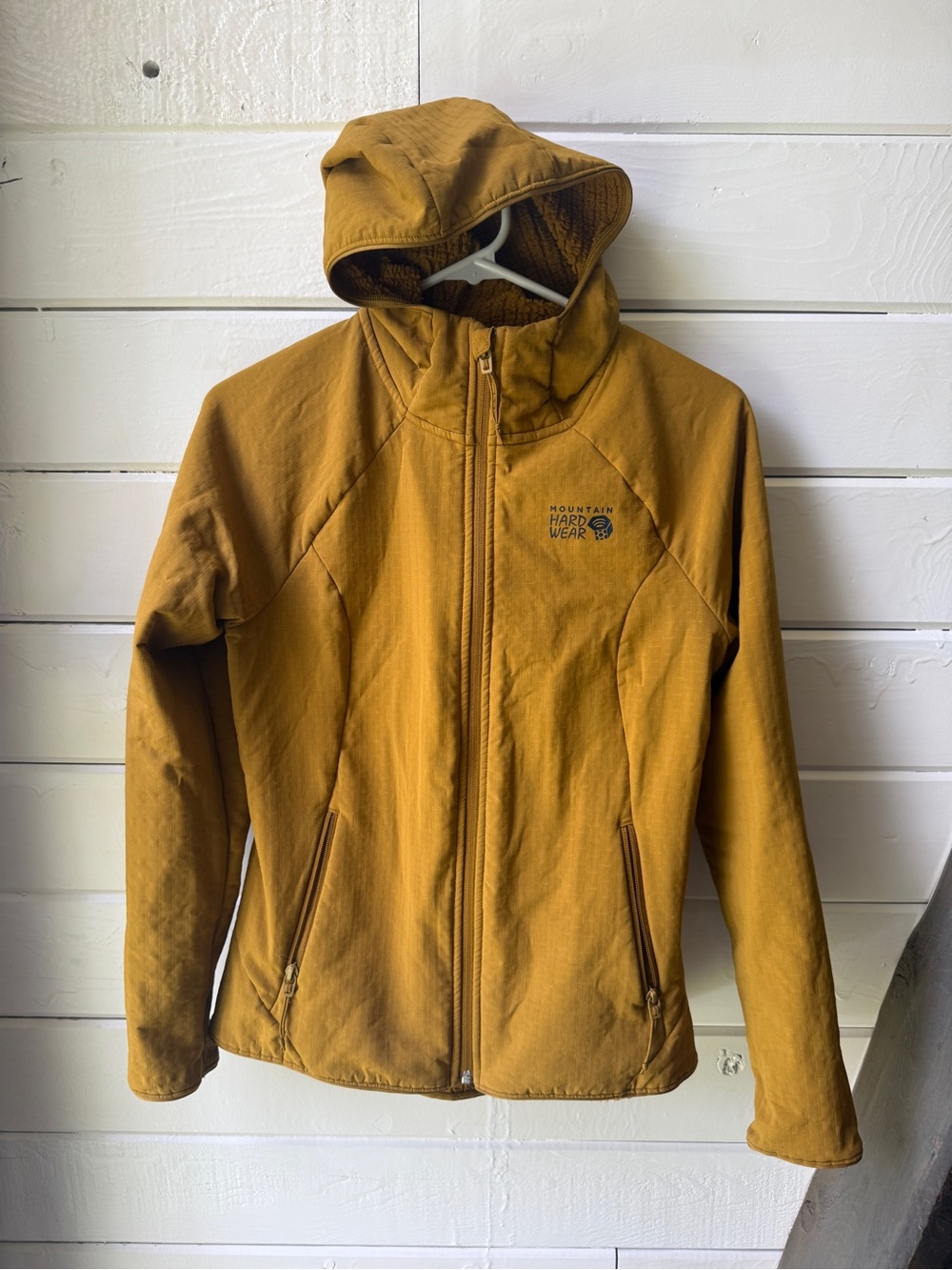 Mountain Hardwear Women's Hooded Jacket in Mustard